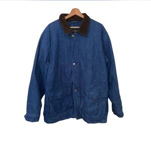 Blue and Brown Shirt Jacket